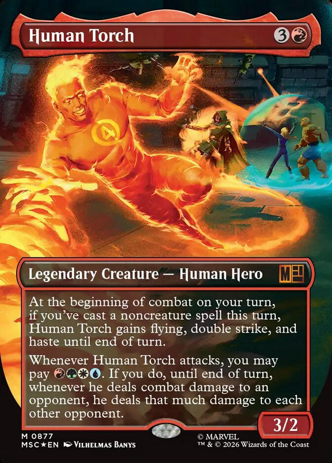 Human Torch — Marvel Super Heroes Commander 877/866