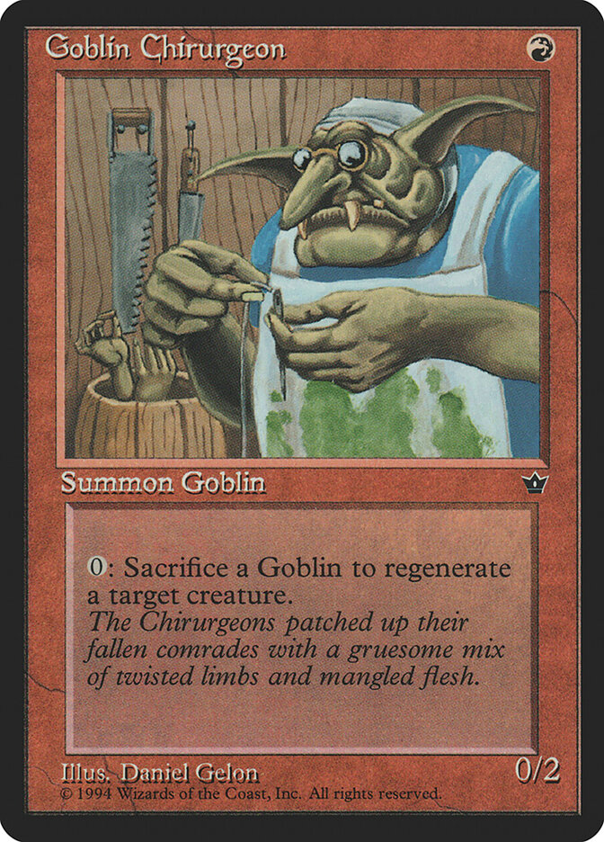 Goblin Chirurgeon — Fallen Empires 54a/187