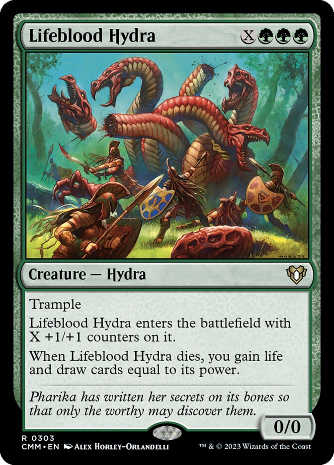 Lifeblood Hydra — Commander Masters 303/1067