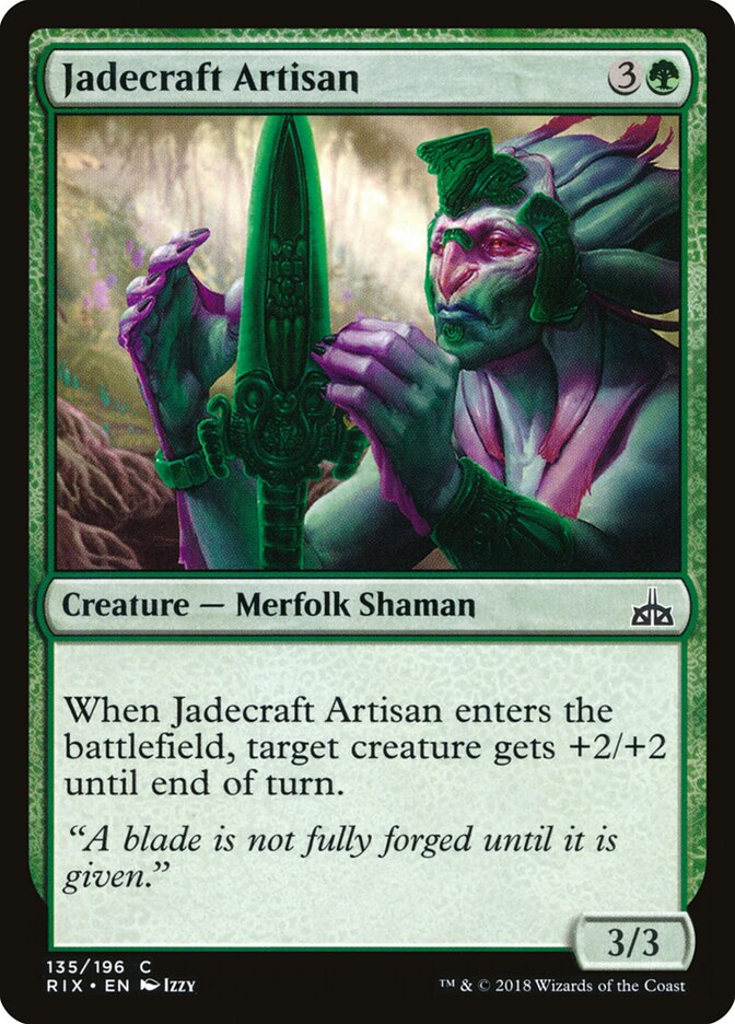 Jadecraft Artisan — Rivals of Ixalan 135/205