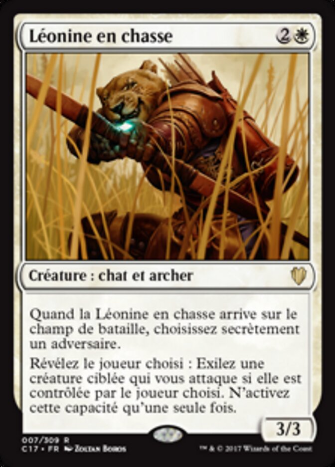 Léonine en chasse — Commander 2017 7/309