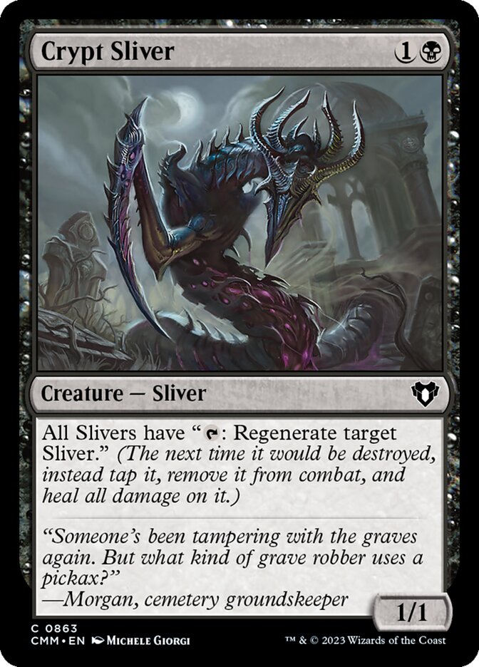 Crypt Sliver — Commander Masters 863/1067
