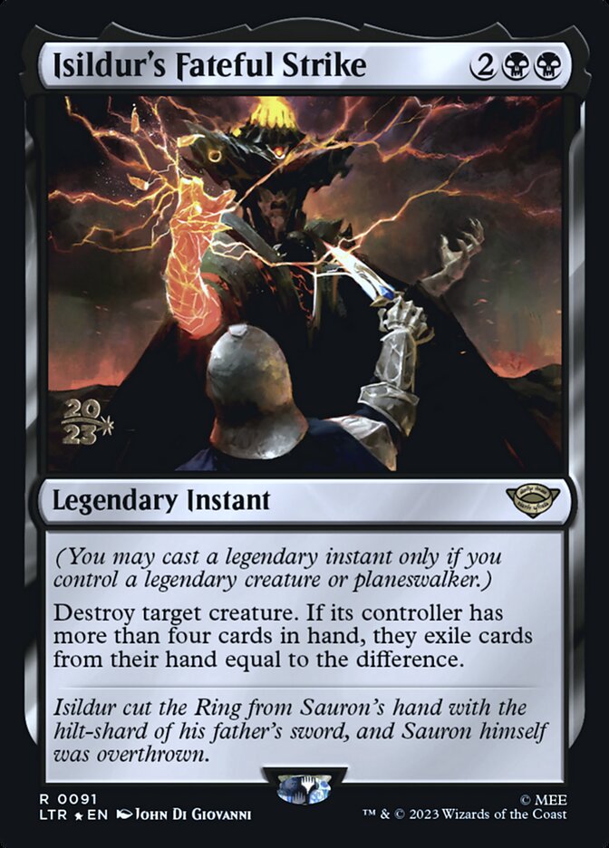 Isildur's Fateful Strike — Tales of Middle-earth Promos 91s/86