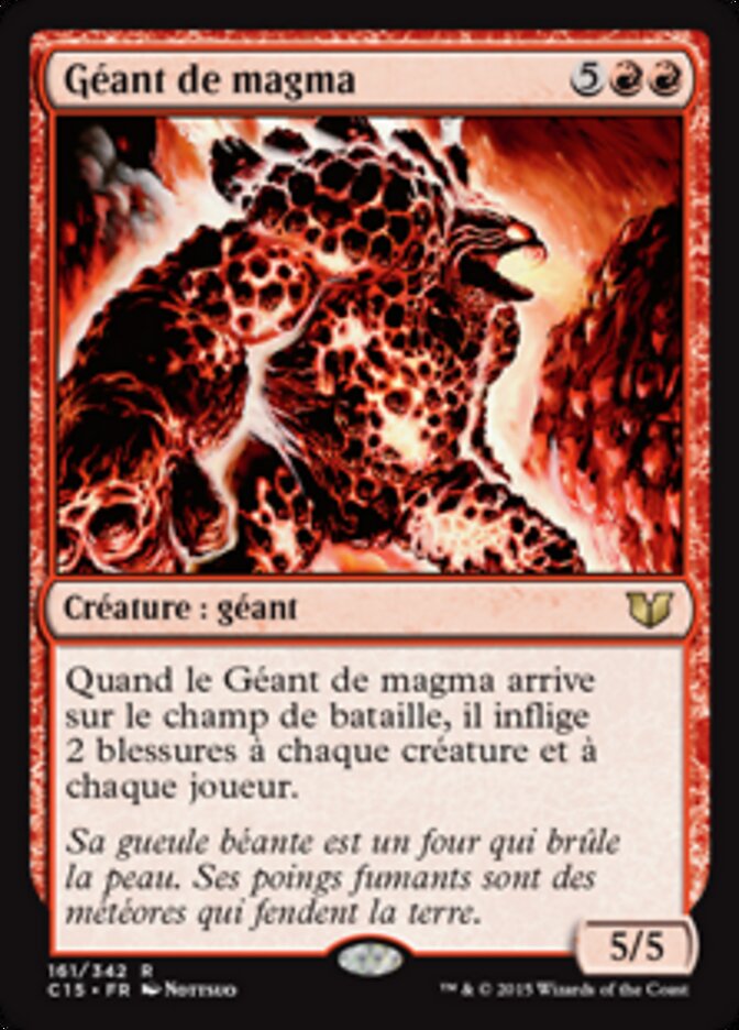 Géant de magma — Commander 2015 161/342