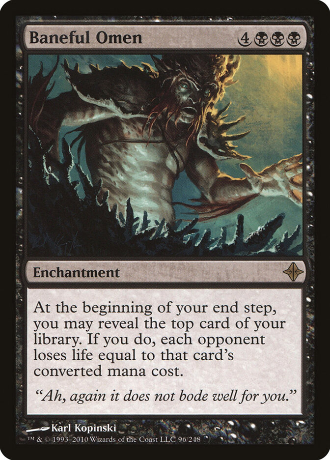 Baneful Omen — Rise of the Eldrazi 96/248