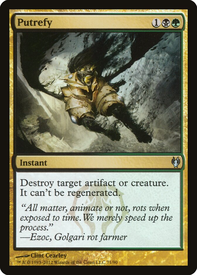 Putrefy — Duel Decks: Izzet vs. Golgari 71/90