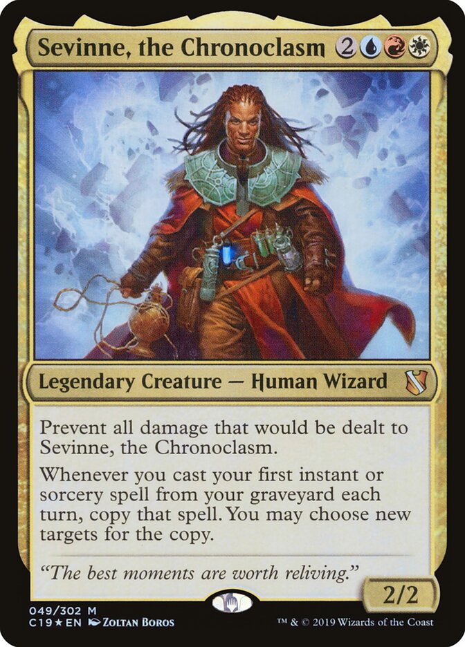 Sevinne, the Chronoclasm — Commander 2019 49/302