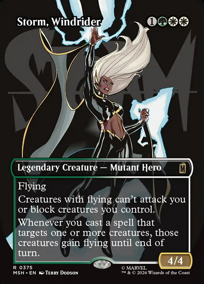 Storm, Windrider — Marvel Super Heroes 375/453