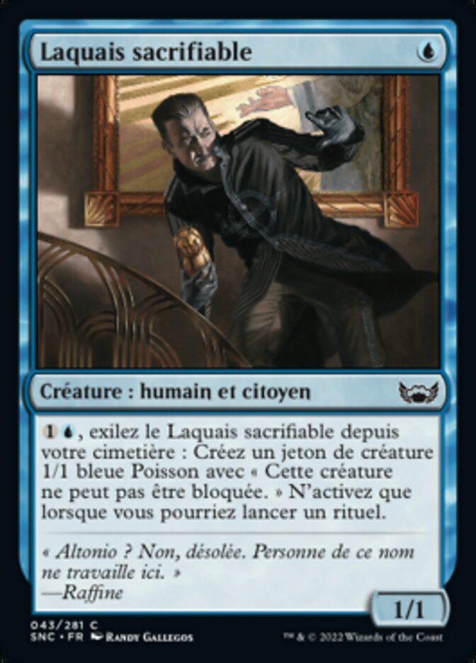 Laquais sacrifiable — Streets of New Capenna 43/513