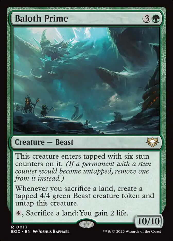 Baloth Prime — Edge of Eternities Commander 13/191