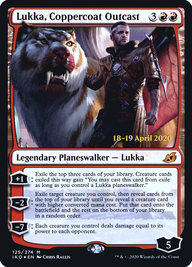 Lukka, Coppercoat Outcast — Ikoria: Lair of Behemoths Promos 125s/137