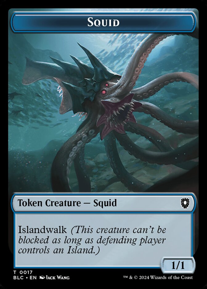 Squid — Bloomburrow Commander Tokens 17/41