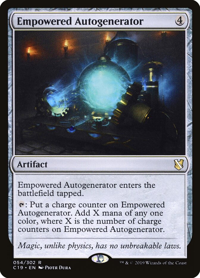 Empowered Autogenerator — Commander 2019 54/302