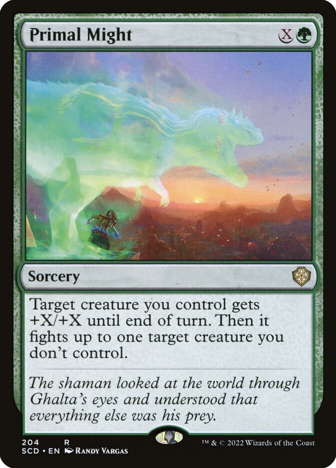 Primal Might — Starter Commander Decks 204/352