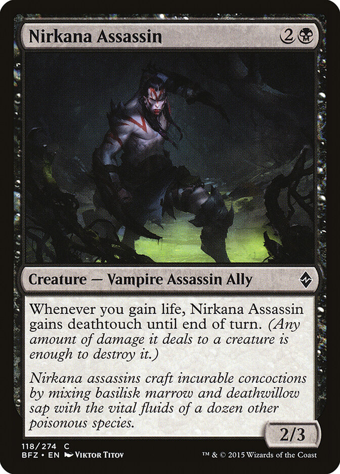 Nirkana Assassin — Battle for Zendikar 118/299