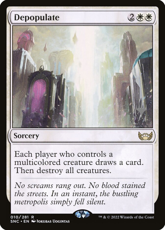 Depopulate — Streets of New Capenna Promos 10p/161