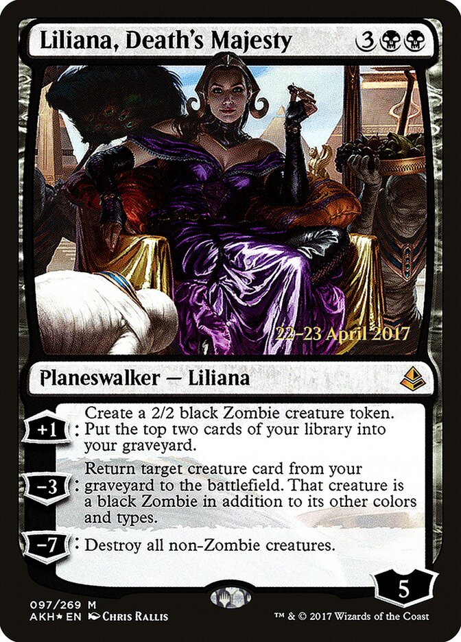 Liliana, Death's Majesty — Amonkhet Promos 97s/77