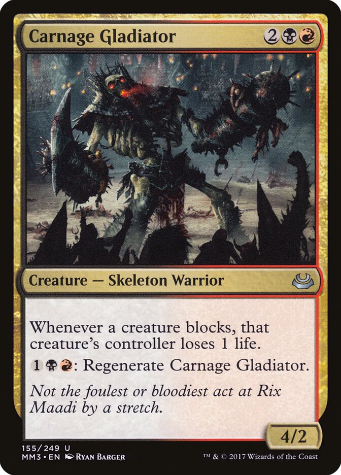 Carnage Gladiator — Modern Masters 2017 155/249