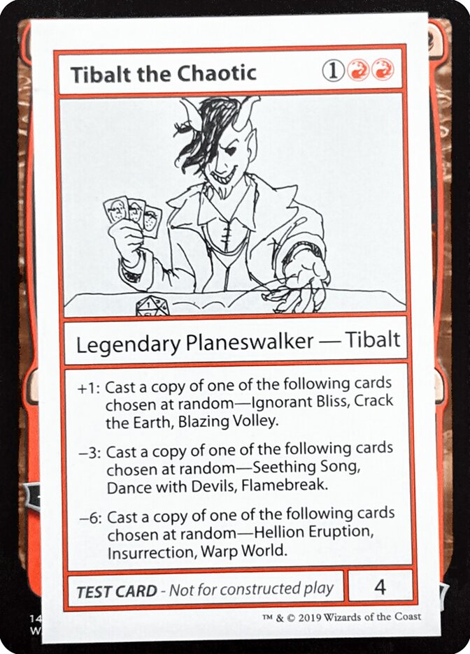 Tibalt the Chaotic — Mystery Booster Playtest Cards 2021 66/121