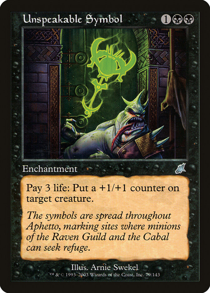 Symbole innommable — Scourge 79/143