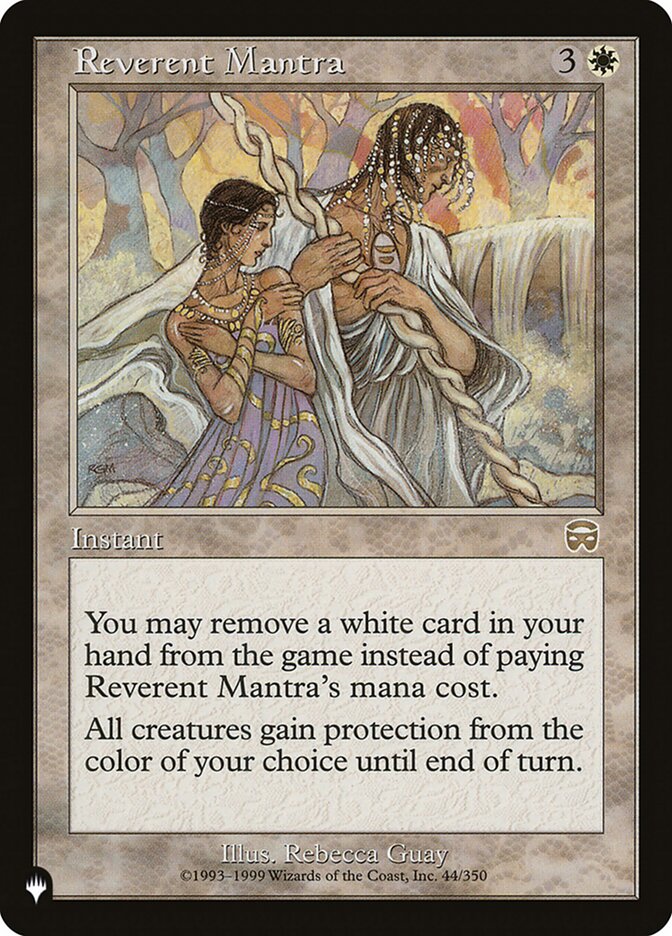Reverent Mantra — The List MMQ-44/5581