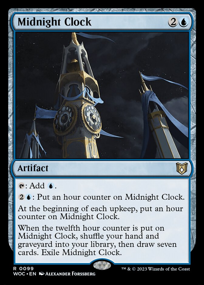 Midnight Clock — Wilds of Eldraine Commander 99/173