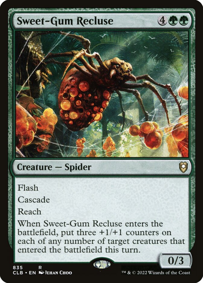 Sweet-Gum Recluse — Commander Legends: Battle for Baldur's Gate 835/936