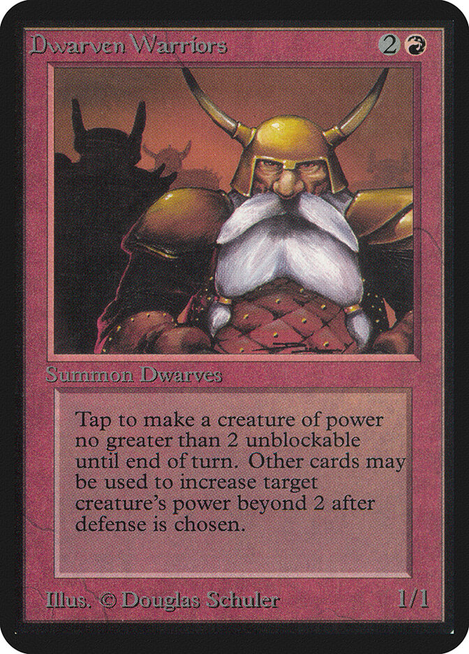 Dwarven Warriors — Limited Edition Alpha 143/295