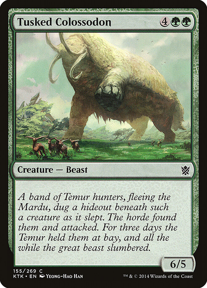 Tusked Colossodon — Khans of Tarkir 155/293