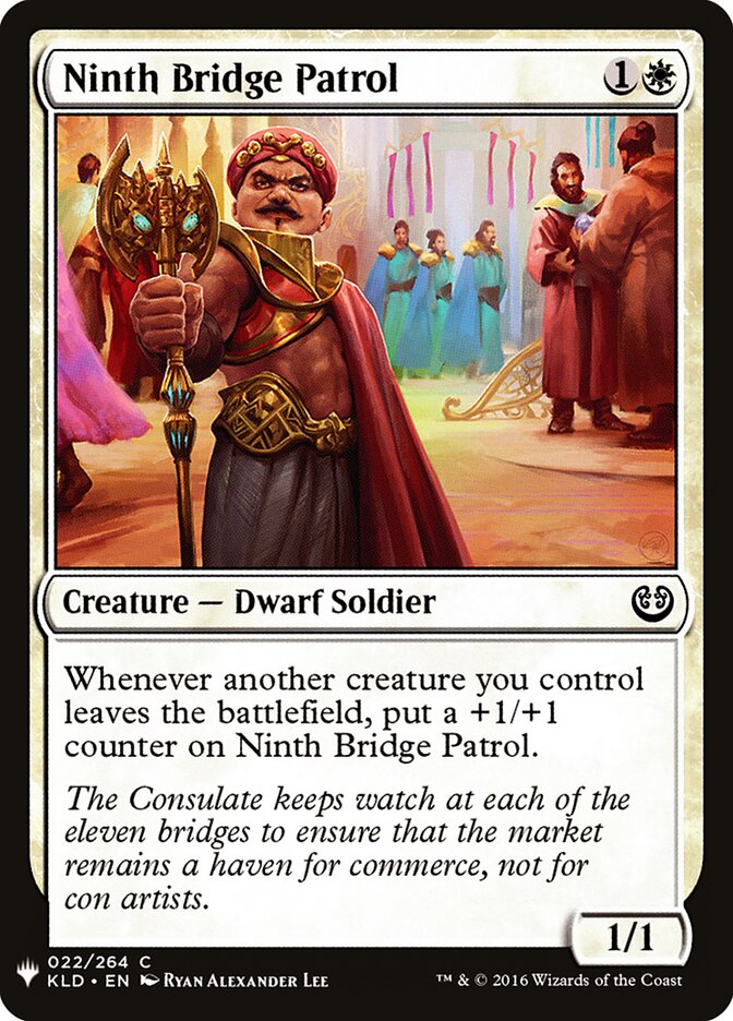 Ninth Bridge Patrol — The List KLD-22/5581