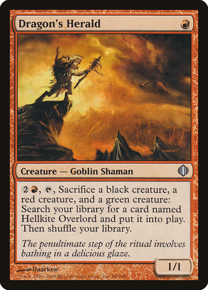 Héraut du dragon — Shards of Alara 98/250