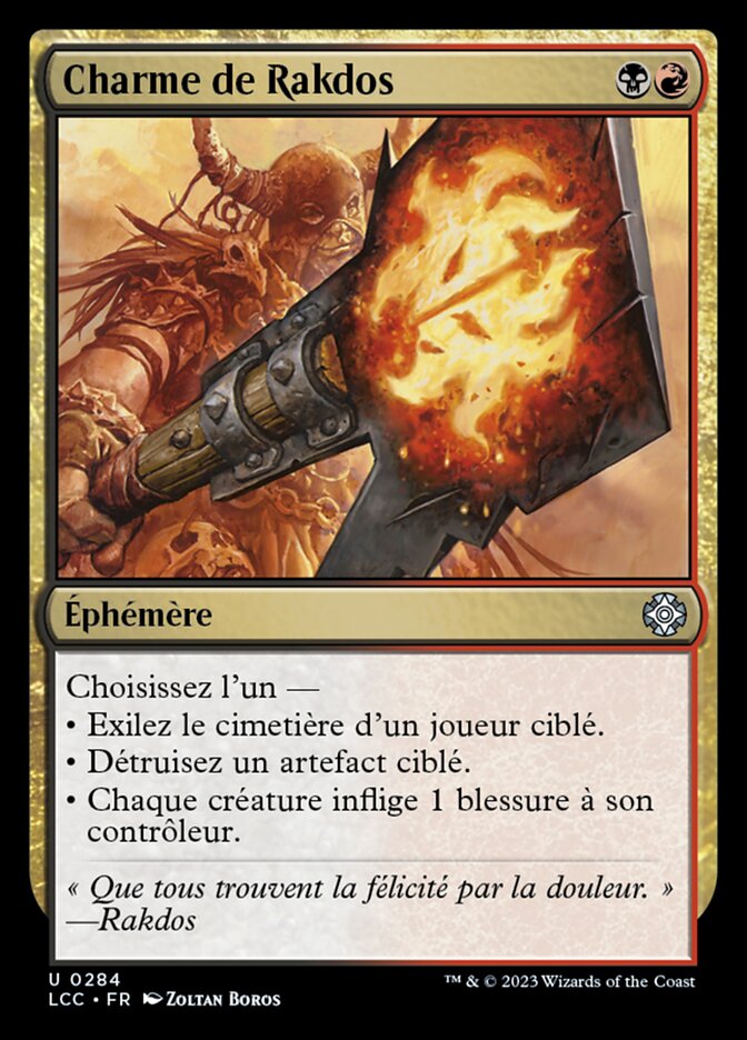 Charme de Rakdos — The Lost Caverns of Ixalan Commander 284/370