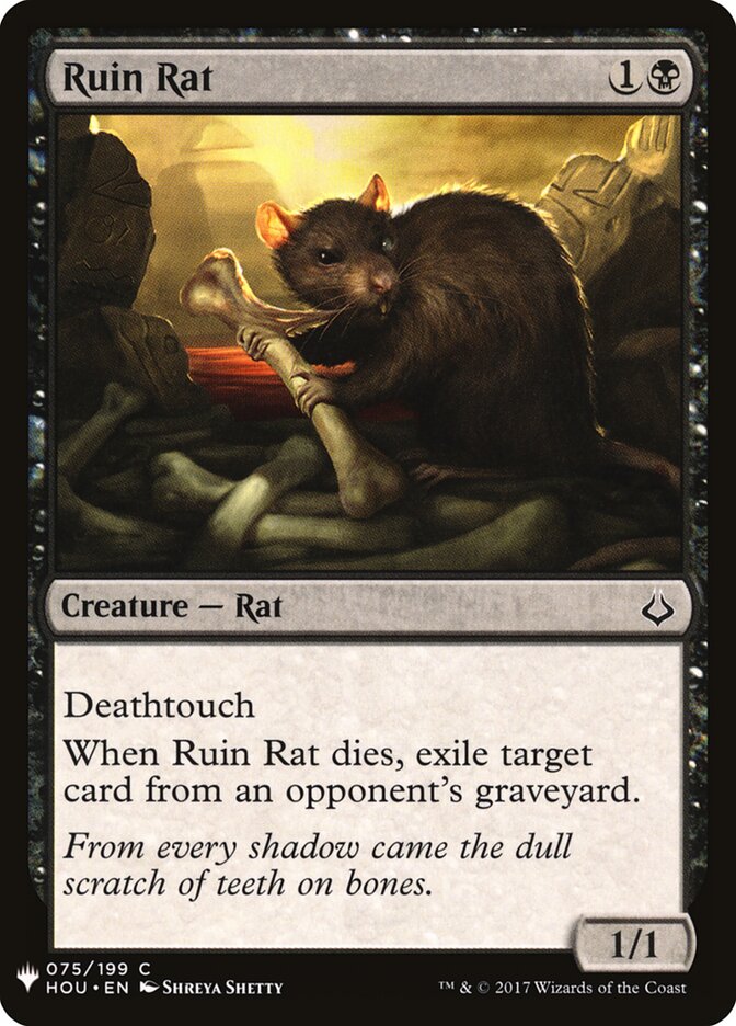 Ruin Rat — The List HOU-75/5581