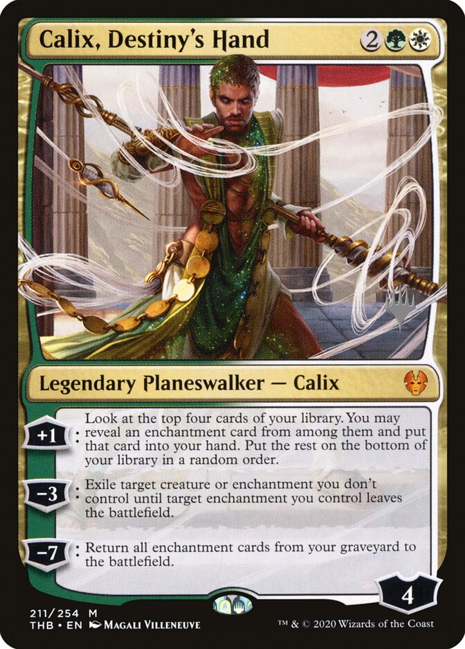 Calix, Destiny's Hand — Theros Beyond Death Promos 211p/137