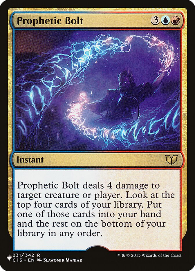 Prophetic Bolt — The List C15-231/5581