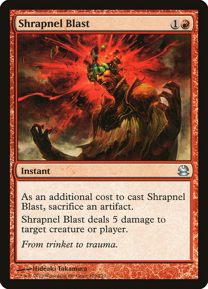 Shrapnel Blast — Modern Masters 129/229