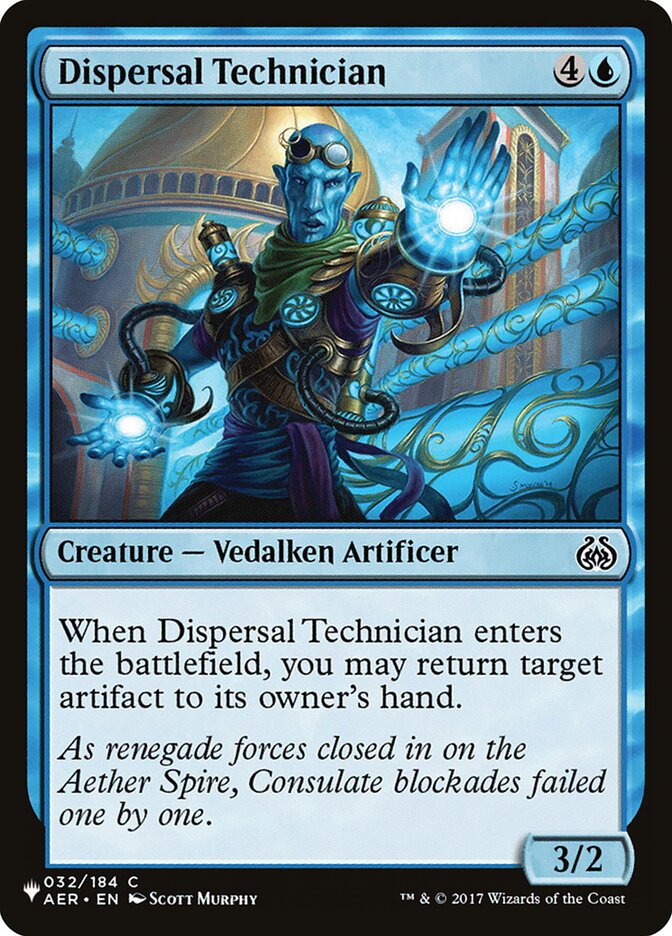 Dispersal Technician — The List AER-32/5581