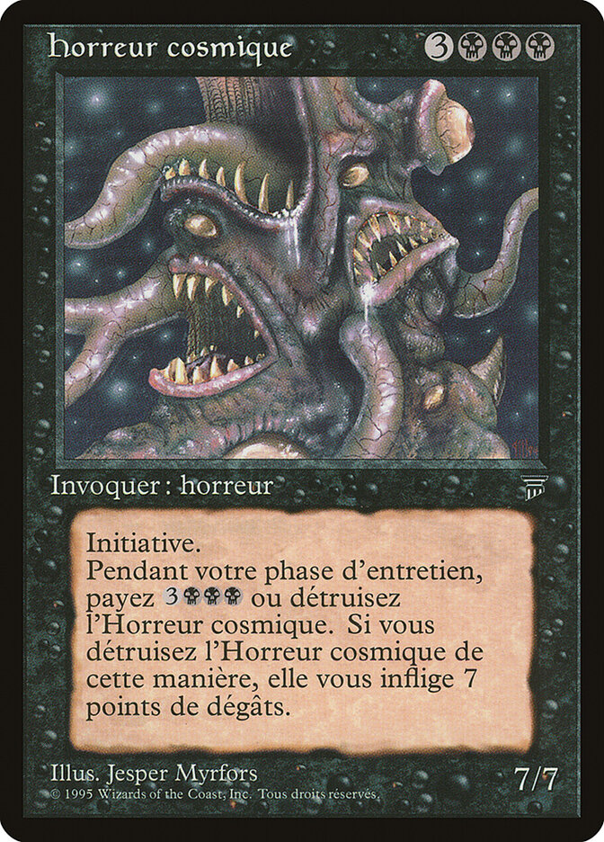Horreur cosmique — Renaissance 52/122
