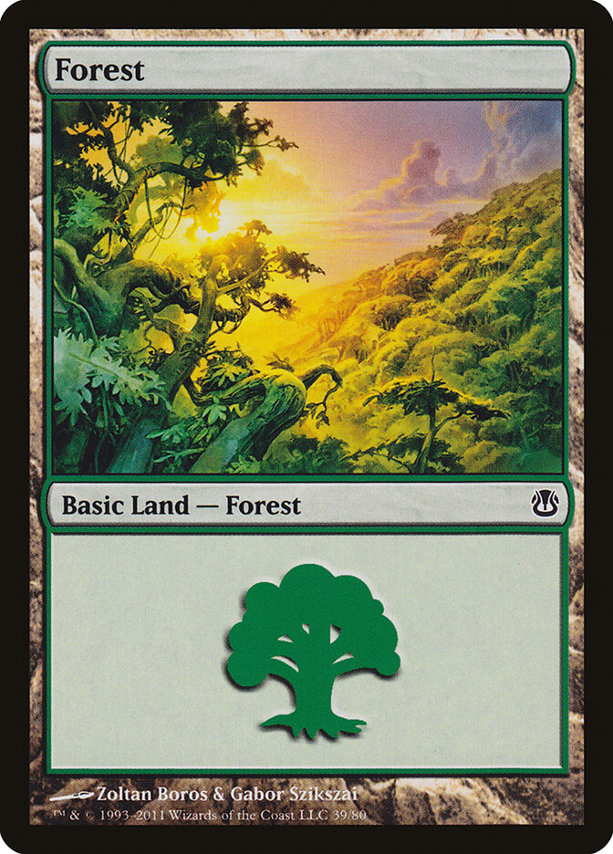 Forest — Duel Decks: Ajani vs. Nicol Bolas 39/80