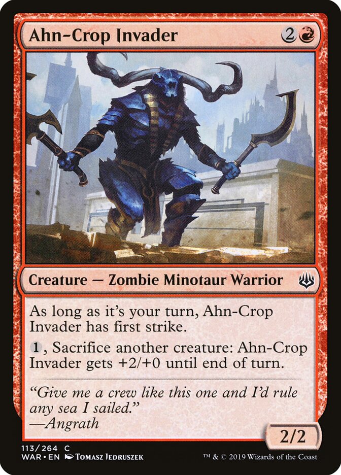 Ahn-Crop Invader — War of the Spark 113/312