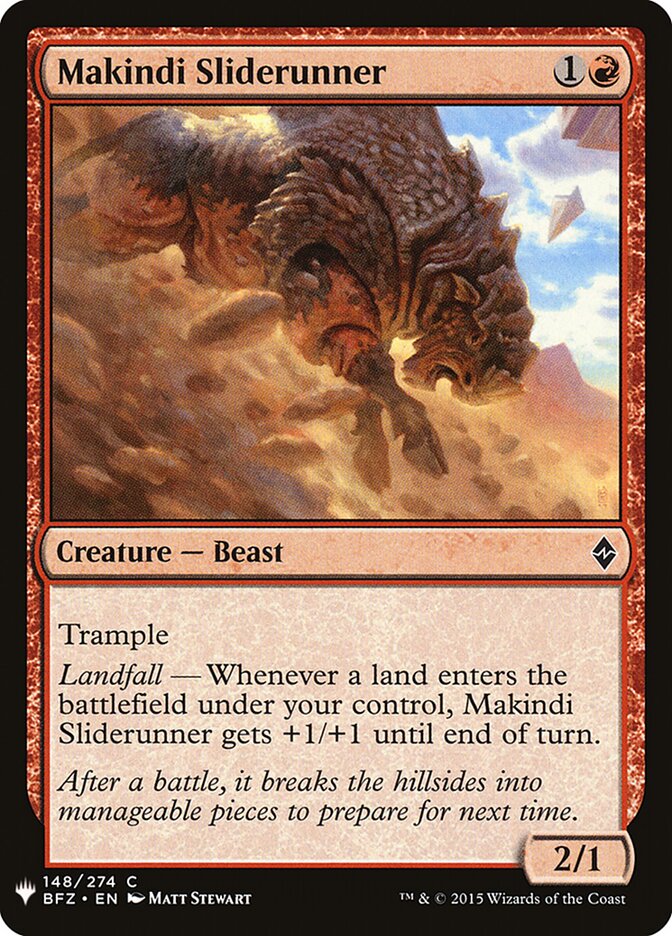 Makindi Sliderunner — The List BFZ-148/5581