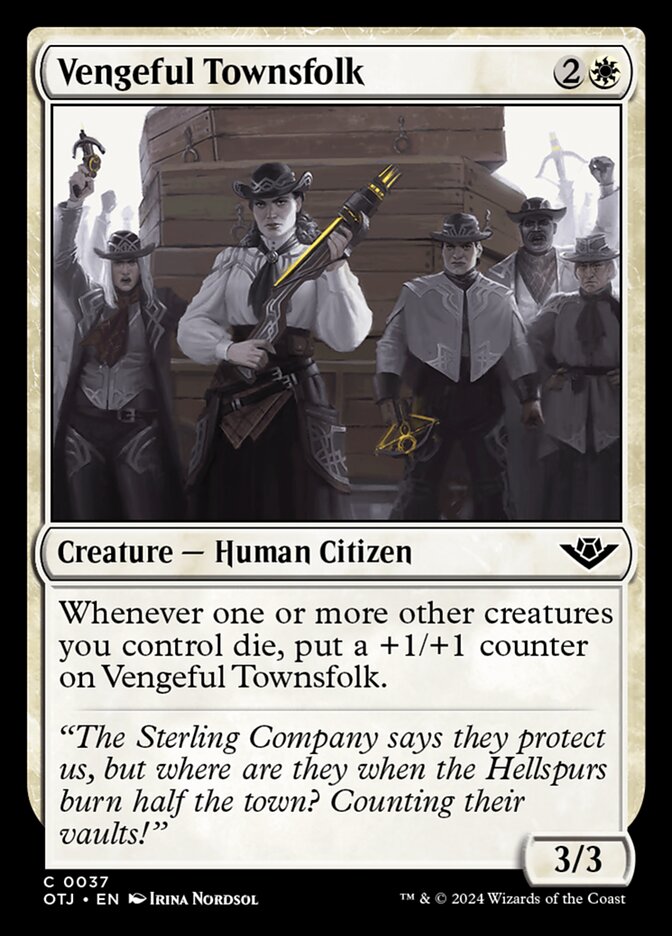 Vengeful Townsfolk — Outlaws of Thunder Junction 37/374