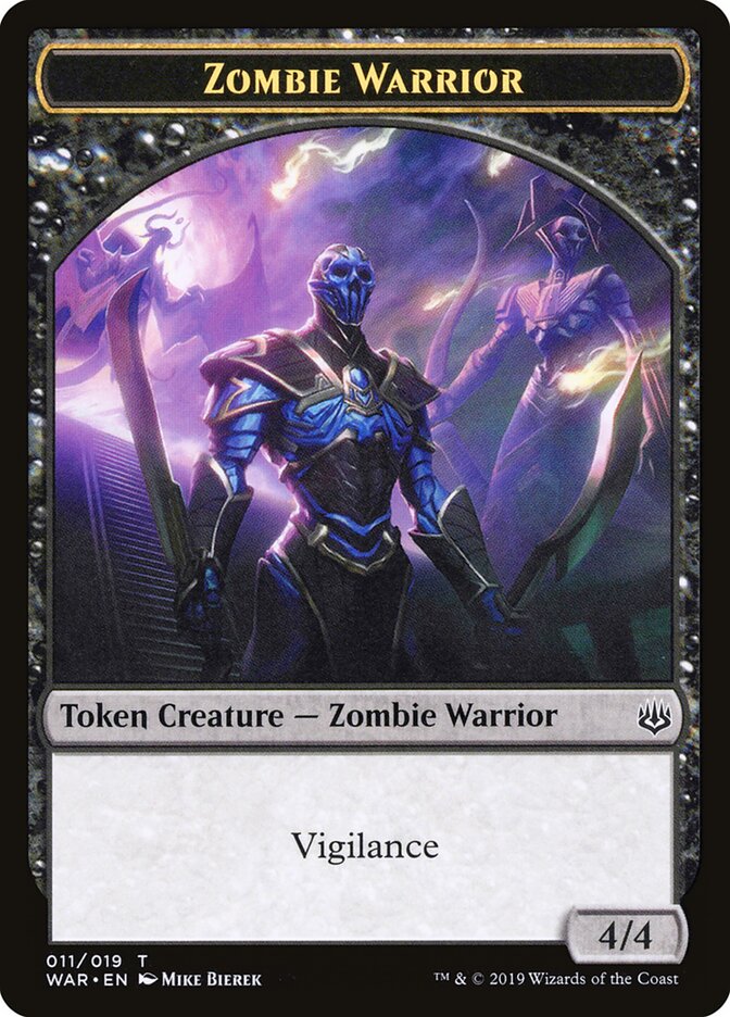 Zombie Warrior — War of the Spark Tokens 11/19