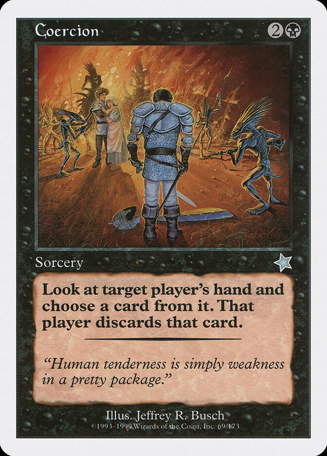Coercion — Starter 1999 69/173