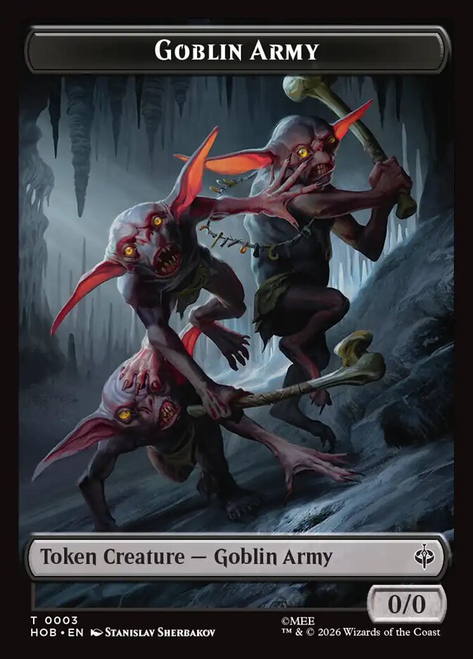Goblin Army — The Hobbit Tokens 3/15