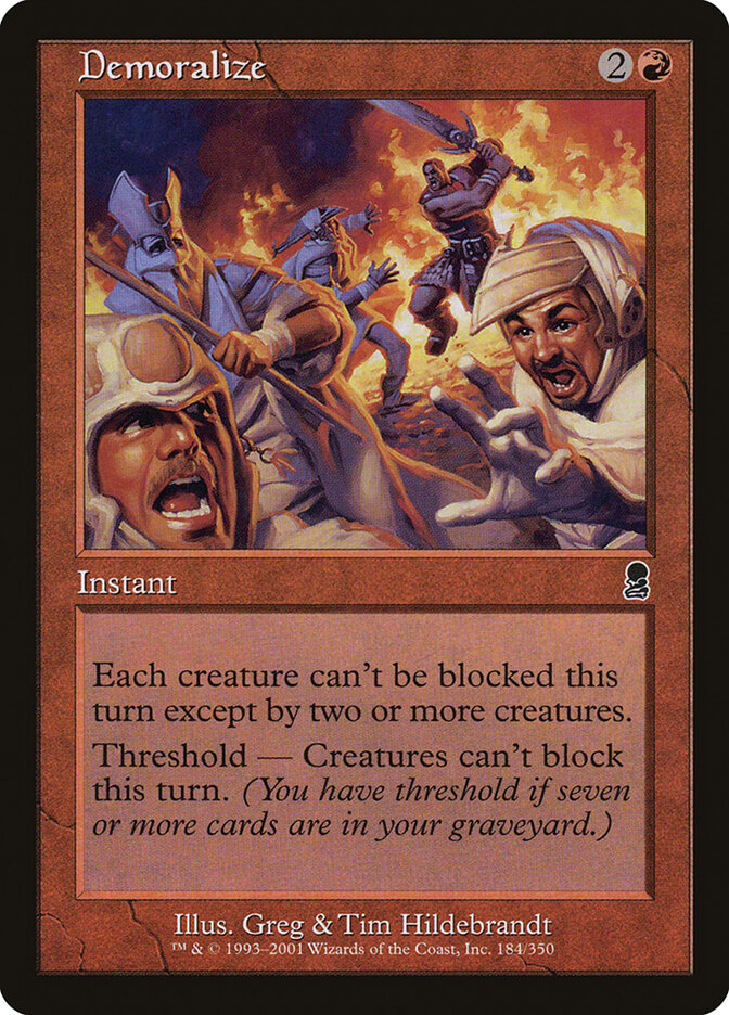 Demoralize — Odyssey 184/350