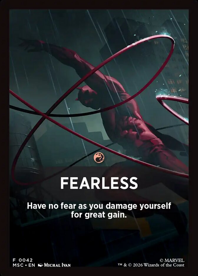 Fearless — Marvel Super Heroes Jumpstart Front Cards 42/61