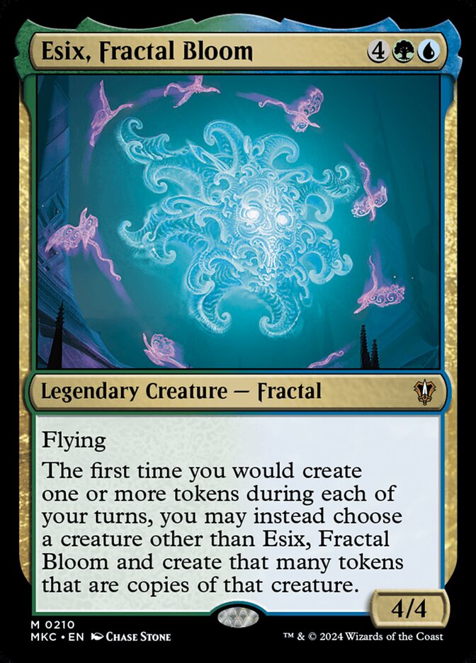Esix, Fractal Bloom — Murders at Karlov Manor Commander 210/358