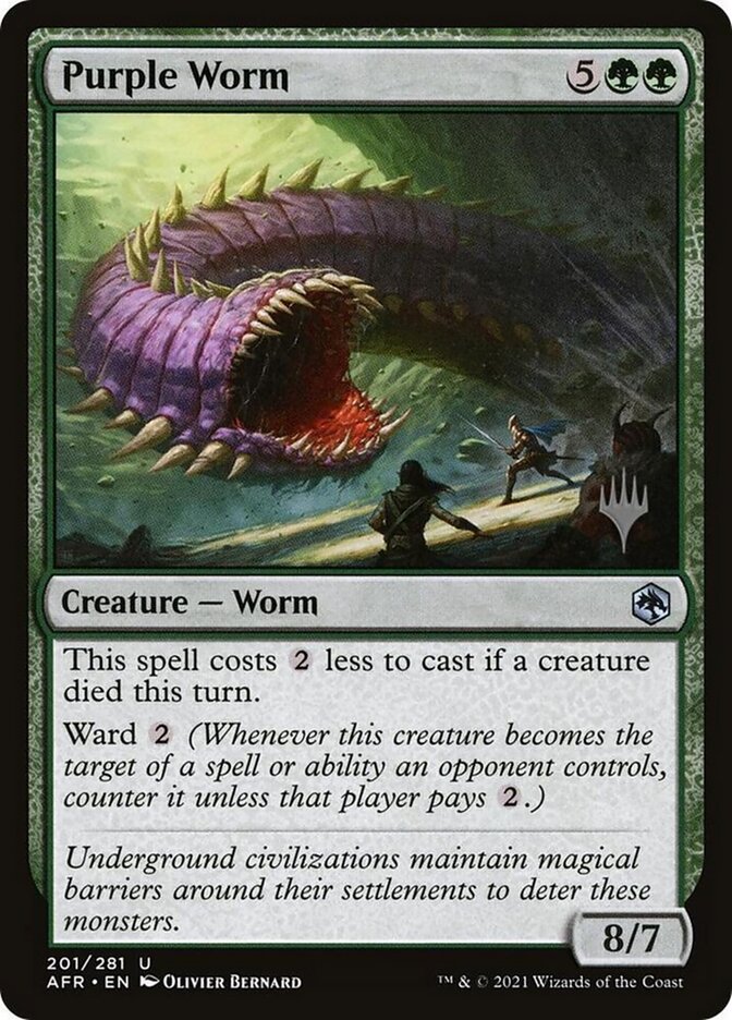 Purple Worm — Adventures in the Forgotten Realms Promos 201p/241