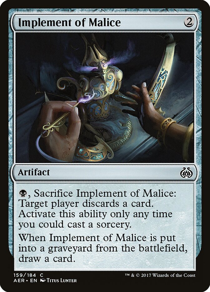 Implement of Malice — Aether Revolt 159/194